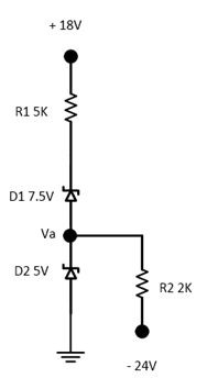 Homework Diode Stack Circuit Electrical Engineering Stack Exchange - Artistic Abstract Illustration - Full HD