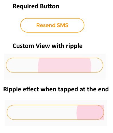 User Interface Android Custom View Edge Clipping With Ripple - Gorgeous Mobile Minimal Arts | Free Download