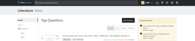 Faq Sidebar For Per Site Metas Meta Stack Exchange - Creative Mobile Sunset Designs | Free Download