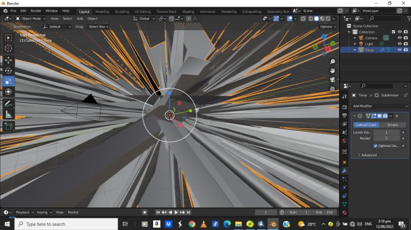 Why Is Subdivision Making Strange Gaps In This Object Blender Stack - Dark Background Collection - HD Quality