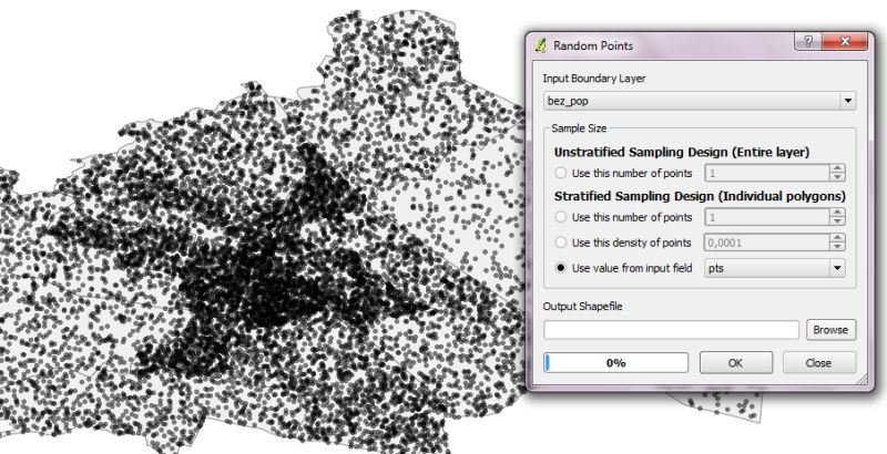 Geosaber Qgis Dot Map Plugin Create Density Dot Layer - Minimal Texture Collection - Mobile Quality