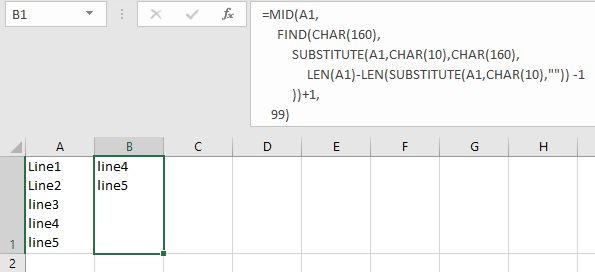 Extract Last Line In Excel Cell Stack Overflow - Download Stunning Nature Wallpaper | 4K