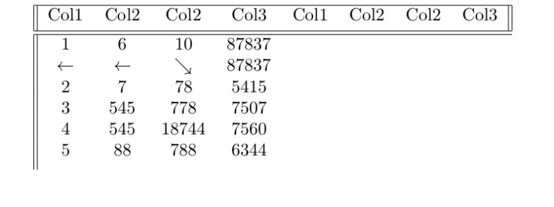 Latex Table For Dynamically Generated Table And Traceback Arrows Tex - Classic Vintage Design - 4K