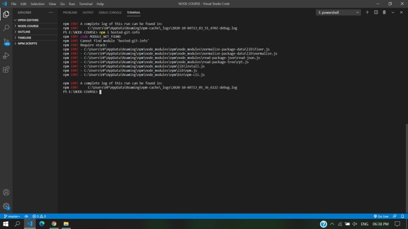 Error Npm Init - Landscape Photos - Creative 8K Collection