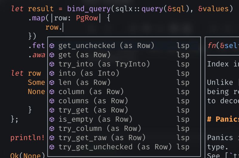 Wrong Type When Mapping Result Rows Using Sea Query Builder Sqlx - Abstract Picture Collection - Mobile Quality