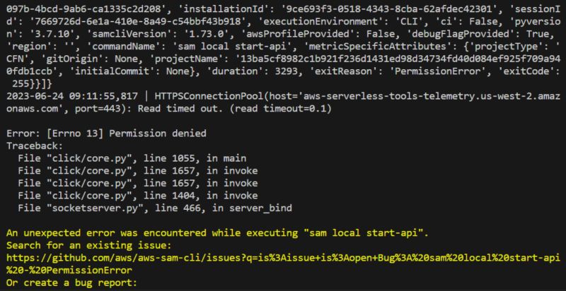 Sam Local Invoke And Sam Local Start Api Have Mounting Code Issues - Sunset Illustration Collection - High Resolution Quality