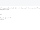 Android Remoteserviceexception Context Startforegroundservice Did