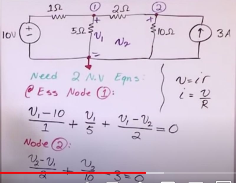 Inconsistency When Doing Nodal Analysis With Supernode Electrical - Light Texture Collection - Mobile Quality