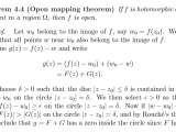 Complex Analysis Question About Proof Of The Open Mapping Theorem