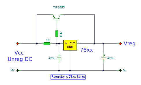 Circuit Design Increasing Current From A Linear Regulator Ic Electrical Engineering Stack - 4K Colorful Pictures for Desktop