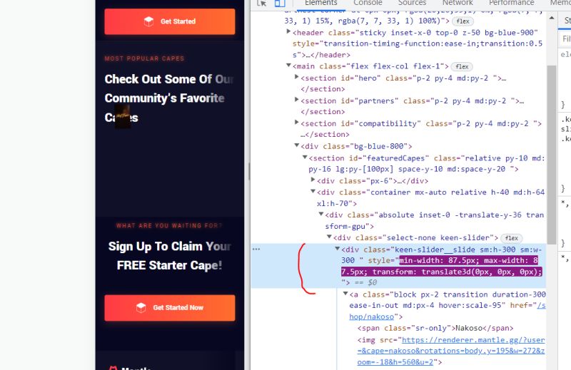 Javascript The Keen Slider Slide Class Of Keen Slider Not Setting - Best Sunset Textures in 4K