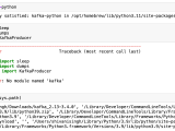Python Modulenotfounderror No Module Named Kafka Stack Overflow