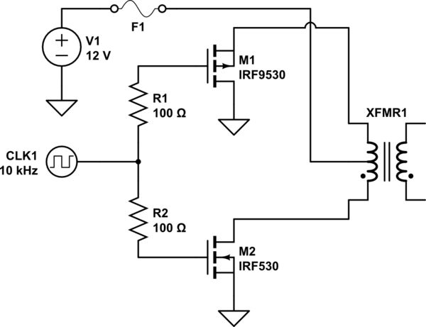 Transistors Mosfet Inverter Electrical Engineering Stack Exchange - 4K Colorful Images for Desktop