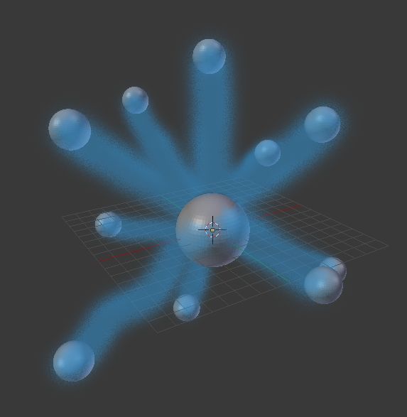 Particles Stream Of Mist Between Objects Blender Stack Exchange - Best Geometric Backgrounds in Desktop