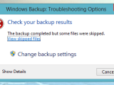 Windows Backup Error Super User