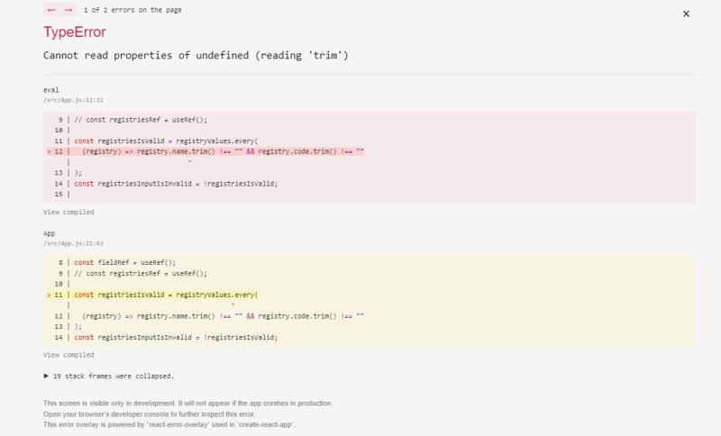 Javascript React Dynamic Form Input Useref Typeerror Stack Overflow - Perfect 8K Mountain Designs | Free Download