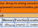 Php Mysql Giving Me Array To String Conversion Error When I M Clearly