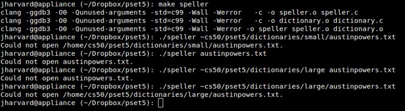 Pset5 Speller Could Not Load Dictionary Cs50 Stack Exchange - Best Space Illustrations in Mobile