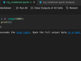 Python 3 X Vs Code Jupyter Notebook Cannot Select Output Text