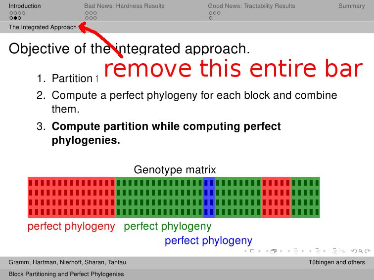 Remove Subsection Header In Ilmenau Beamer Theme Tex Latex Stack - Best Nature Patterns in High Resolution