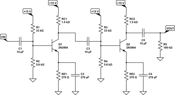 Capacitor Bjt 2 Stage Amplifier Electrical Engineering Stack Exchange - 4K Abstract Images for Desktop