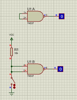 Digital Logic Nand Gate In Proteus Electrical Engineering Stack - Space Textures - Incredible High Resolution Collection