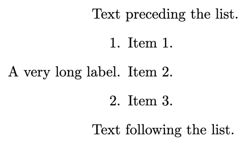 Horizontal Alignment Automatically Adjust Left Margins For Enumerate - Gradient Textures - Incredible Ultra HD Collection