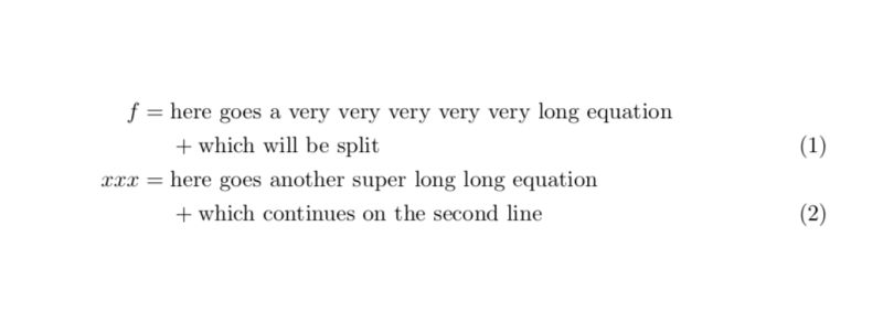 Horizontal Alignment Splitting And Flushing Equations Inside Align - Light Illustrations - Modern 8K Collection