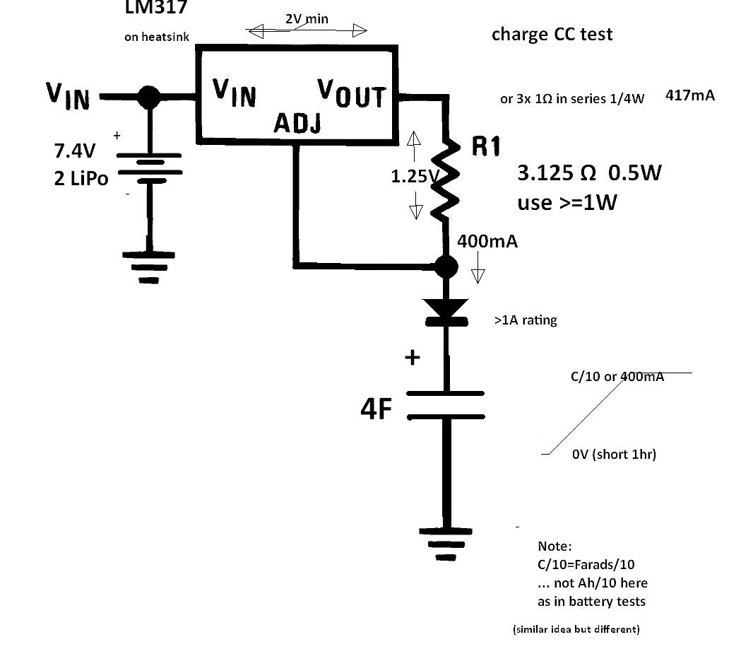 Verifying Supercapacitor Capacity Electrical Engineering