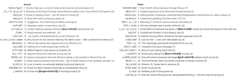 Knowledge Gladys S Scrambled Cryptic Puzzling Stack Exchange - Mobile Ocean Arts for Desktop