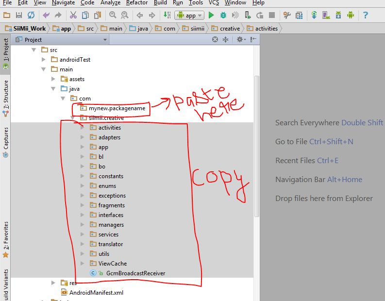 Refactoring Renaming Package In Android Studio Stack Overflow - Light Arts - Stunning Mobile Collection