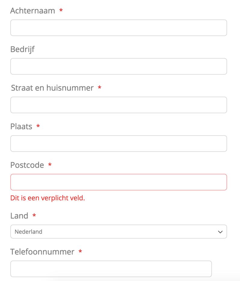 Woocommerce Remove Postal Code On Billing Page Codepad - Premium Minimal Texture Gallery - Desktop