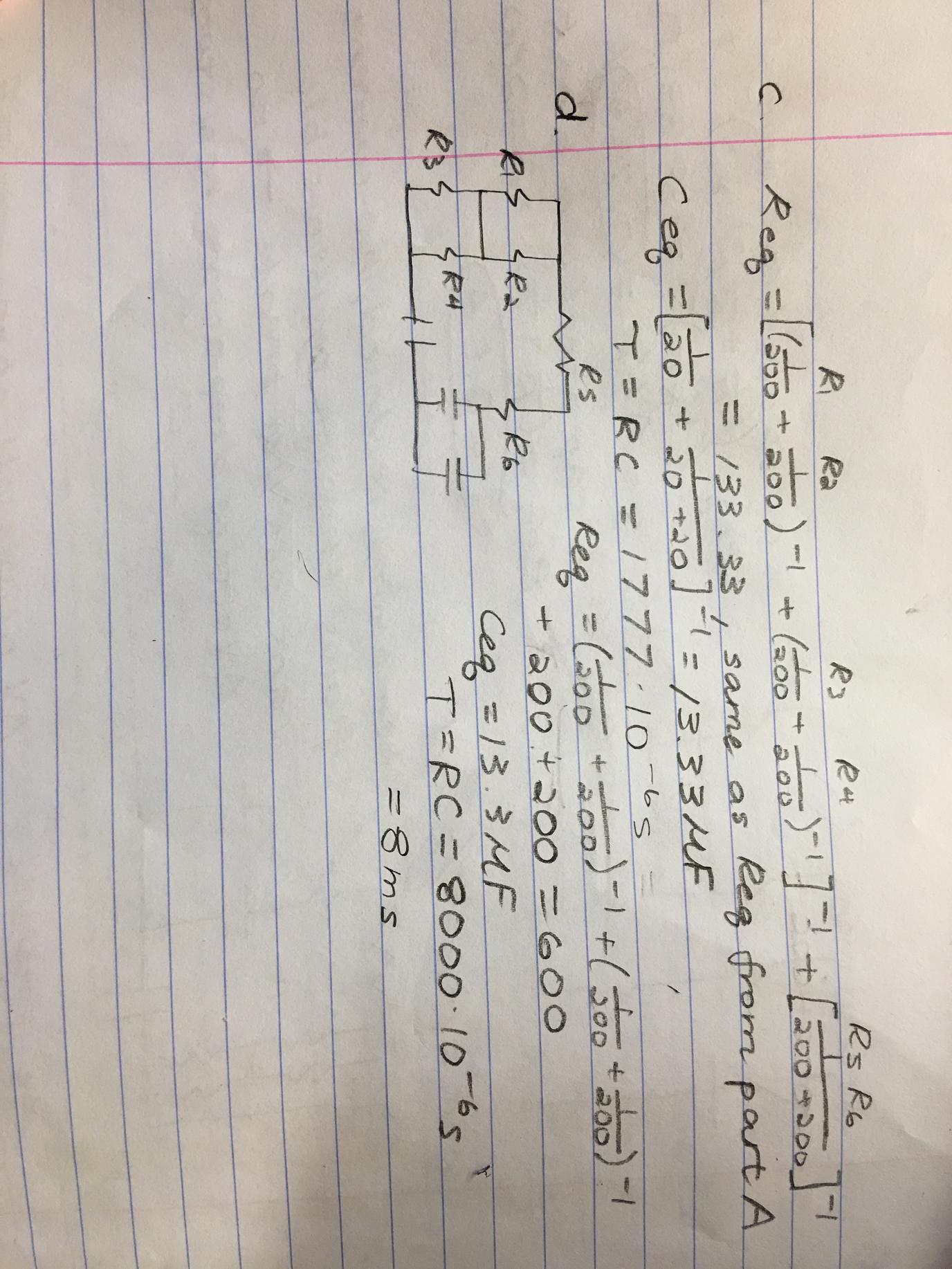 How To Find Time Constant Of Rc Circuit Physics Stack Exchange