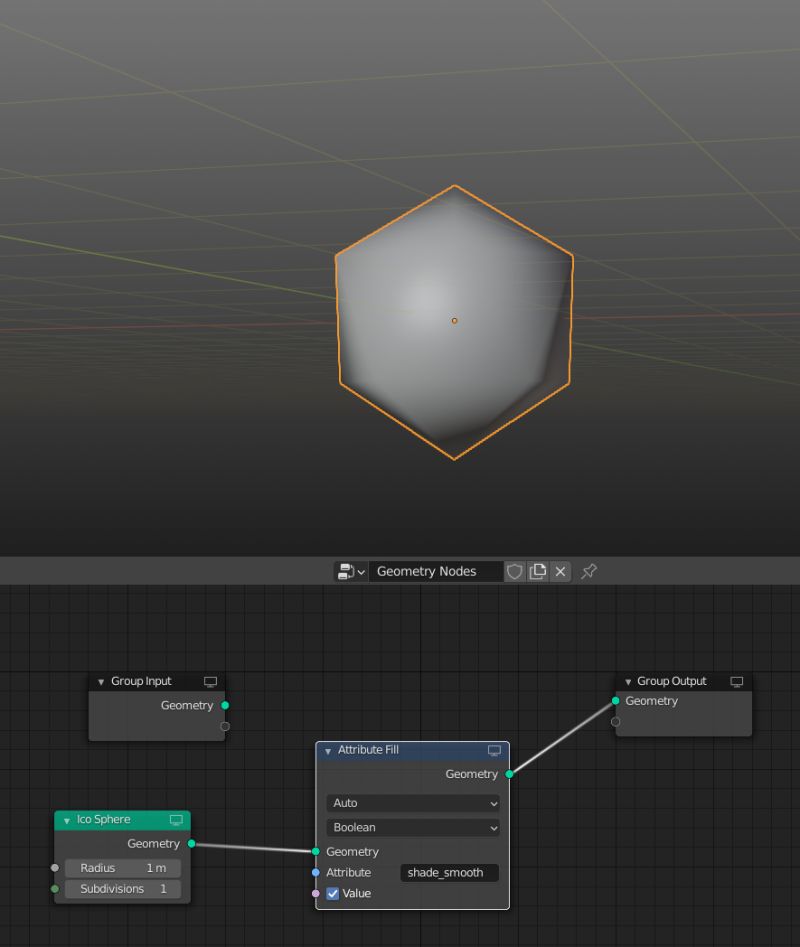 Shade Smooth Node Doesn T Work In Geometry Node Setup R Blenderhelp - Mobile Colorful Designs for Desktop