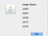 Java Number Of Leap Years Within Two Specific Years Stack Overflow