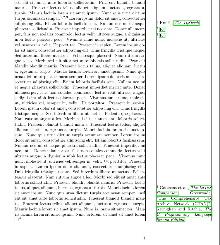 Footnotes Marginal Notes In Bottom Margin Tex Latex Stack Exchange - Space Illustrations - Stunning HD Collection