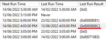 Task Scheduler Last Run Result 0x8000808c Stack Overflow - 4K City Textures for Desktop