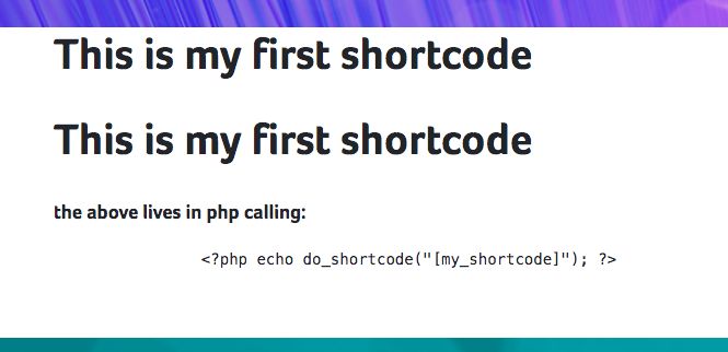 Php Custom Theme Custom Shortcode Not Working Wordpress Development Stack Exchange - Abstract Designs - Professional HD Collection