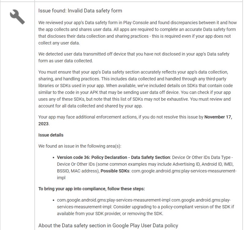 Android Issue Found Invalid Encryption Declaration On Your Data Safety Form Stack Overflow - Beautiful 4K Abstract Designs | Free Download