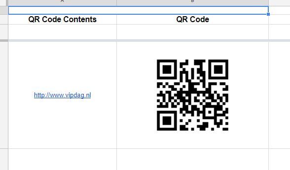 Generate google docs with qr code from google sheet