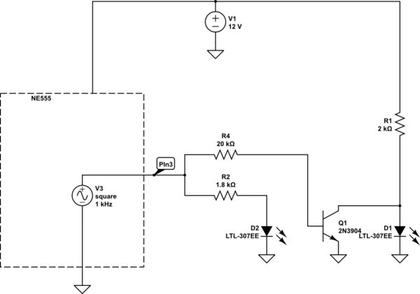 Alternatively Blinking Two Leds With 555 Timer Electrical Engineering - Desktop City Textures for Desktop