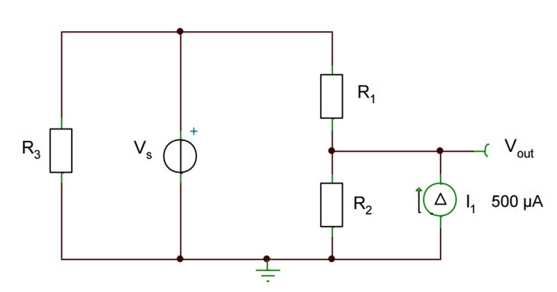 Resistor Network With Voltage Source And Current Source Electrical - Best Ocean Illustrations in Desktop