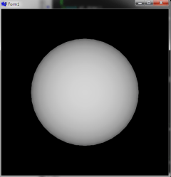 sphere opengl draw 2d grid points surface covering point