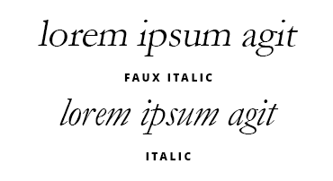 Italics examples. Faux Italic. Курсивый очерк английский.