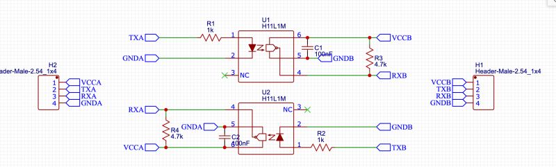 Serial Isolation With 6n137 Opto Coupler Electrical Engineering Stack Exchange - Premium Geometric Pattern Gallery - Desktop