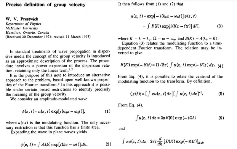 Waves Question Regarding Group And Phase Velocity Physics Stack - 8K Gradient Designs for Desktop