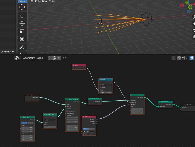 Node Editor Vector Output From Instance On Points Blender Stack - Landscape Wallpaper Collection - Retina Quality