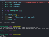 C Vs Code Error Messages When Including Iostream Stack Overflow