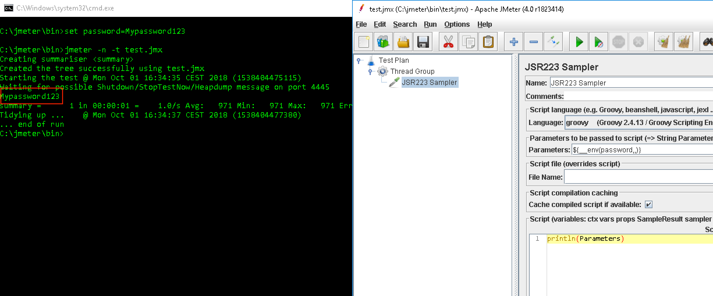 Jmeter Env Custom Function Doesn T Read Environment Variable