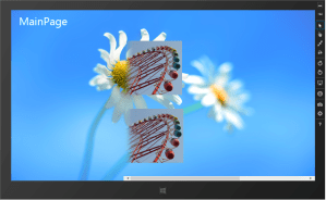 windows scrollviewer xaml border blurred app winrt gradient